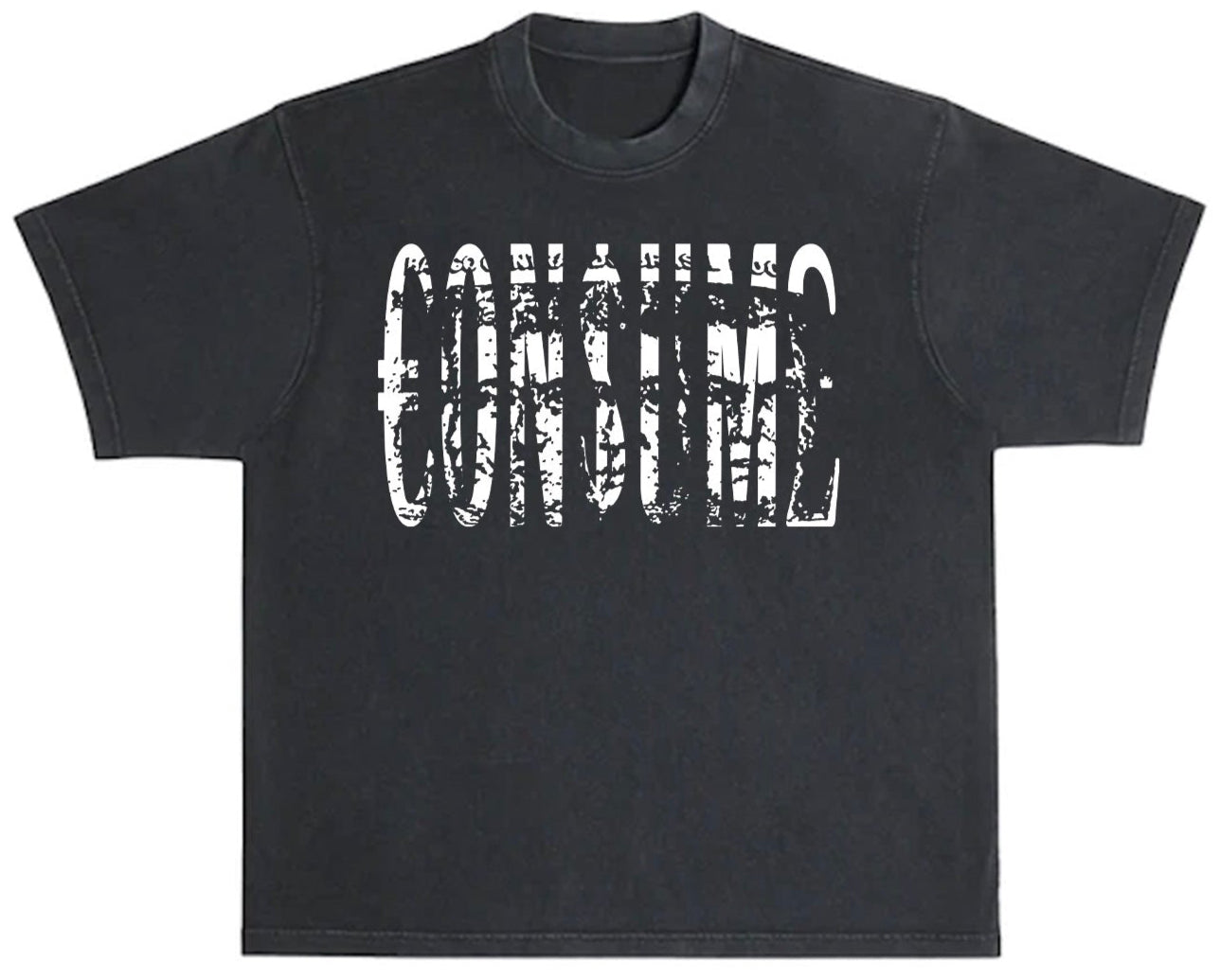 AVERAGE “€ON$UM£” T-SHIRT (BLACK)