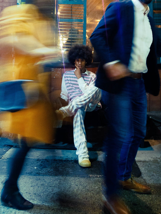 AVERAGE "USA" Collection Editorial 1 of 3 Look 1 4/17/24