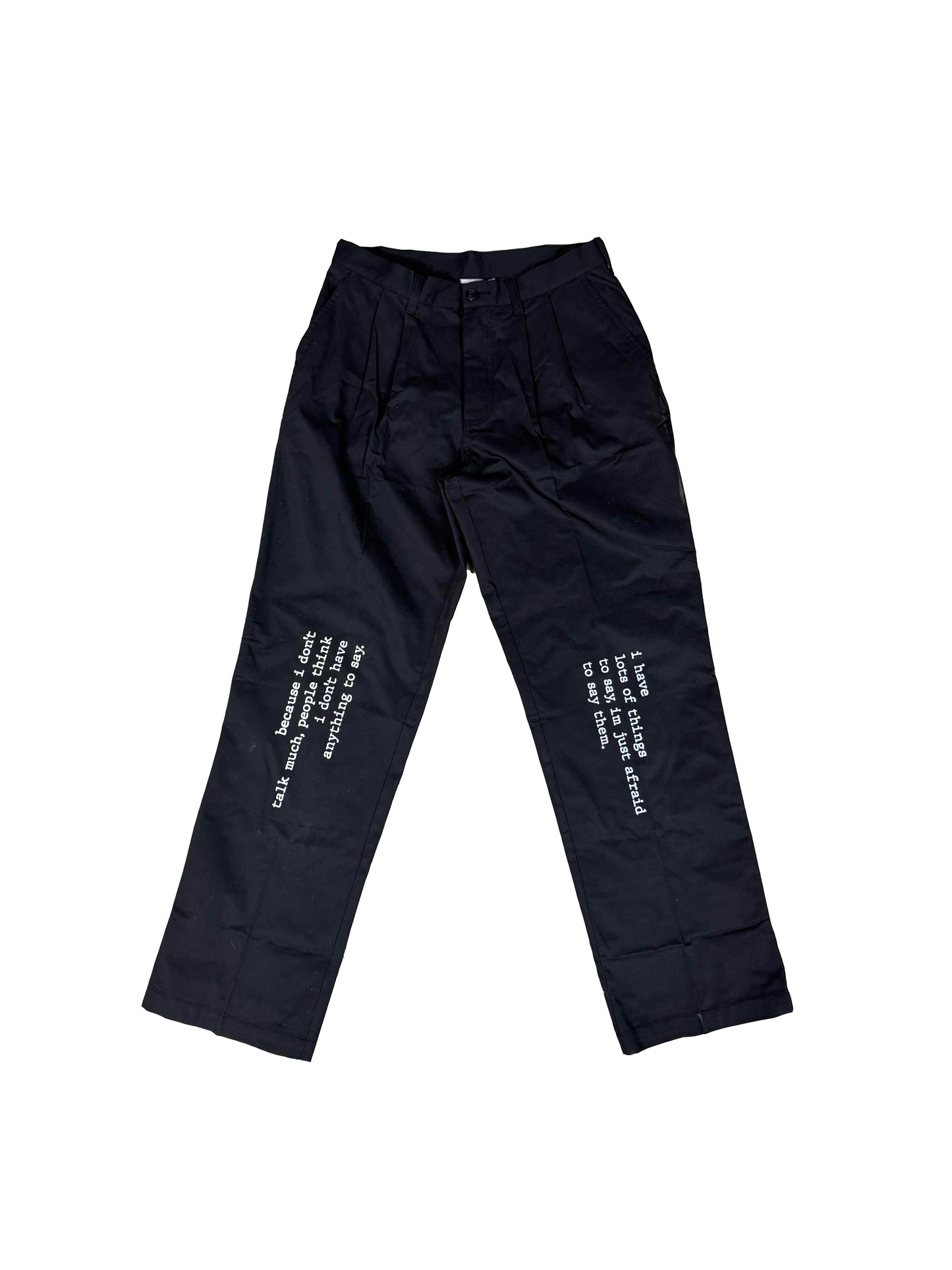 "Poem_001" Pleated Trousers